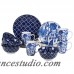 Darby Home Co Clair Blue 16 Piece Dinnerware Set, Service for 4 DBHM3480
